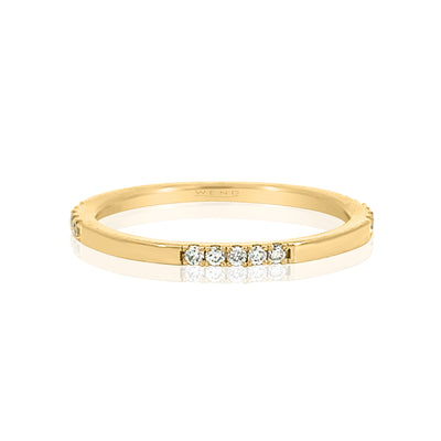 Yellow Gold Compass Eternity Ring
