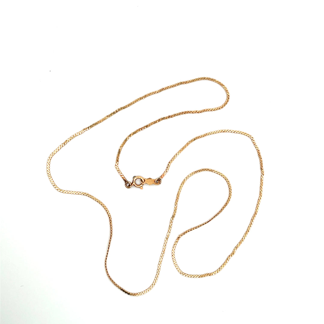 Vintage Gold Serpentine Chain no.57