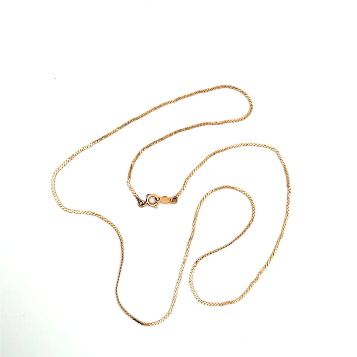 Vintage Gold Serpentine Chain no.57