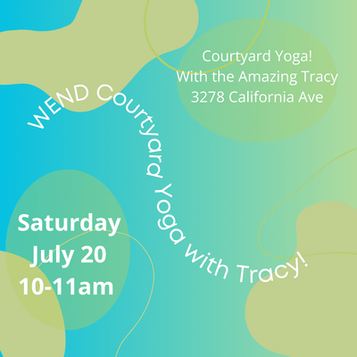 July 20 Saturday Yoga  with Tracy