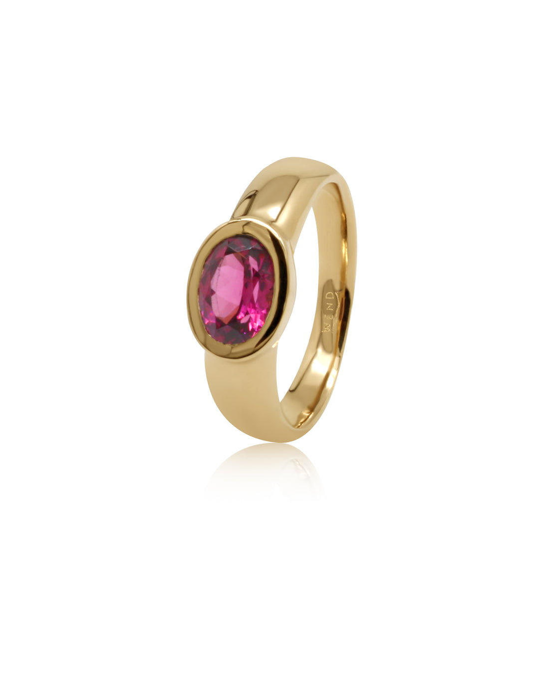 Comet Raspberry Garnet Ring