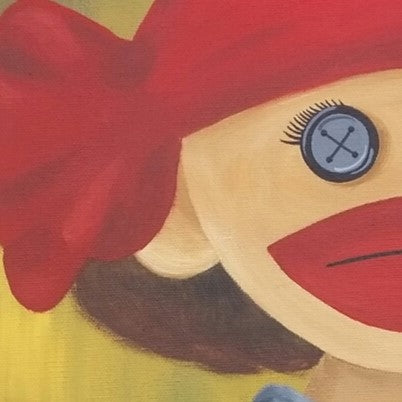 Sock Monkey Corn Poppy