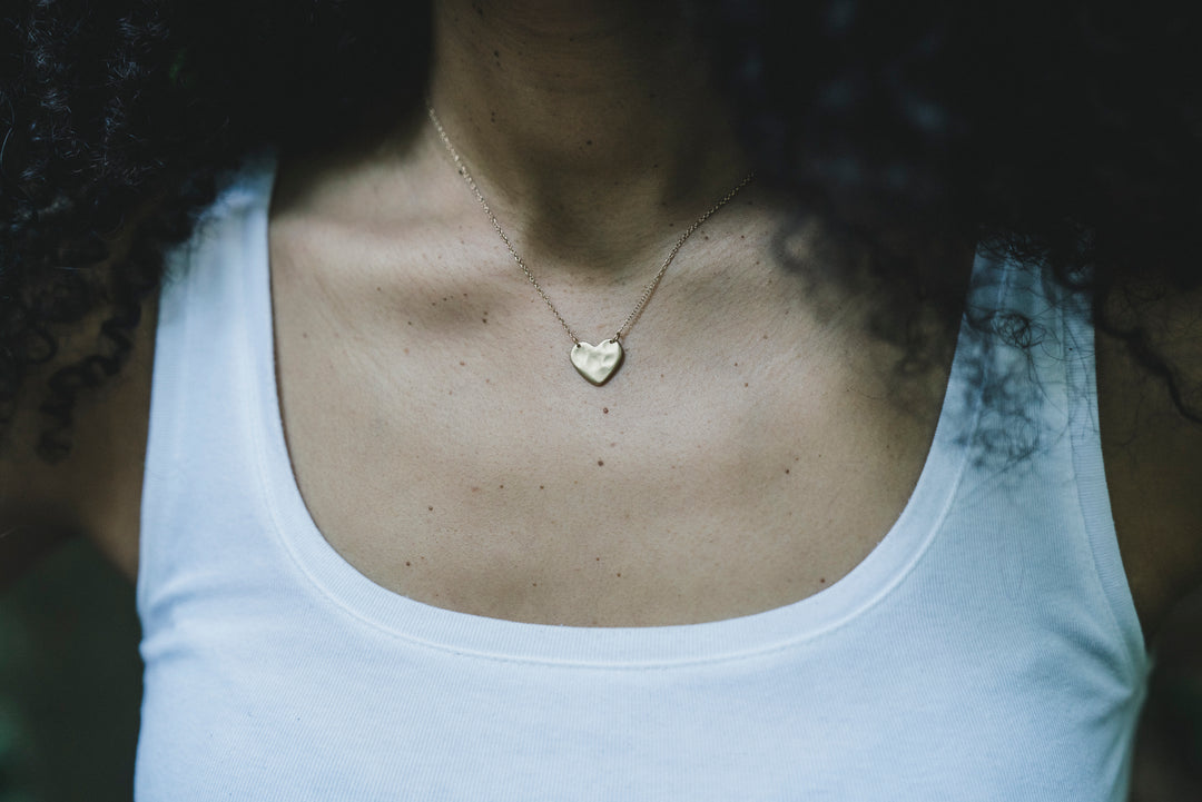 Dappled Heart Necklace
