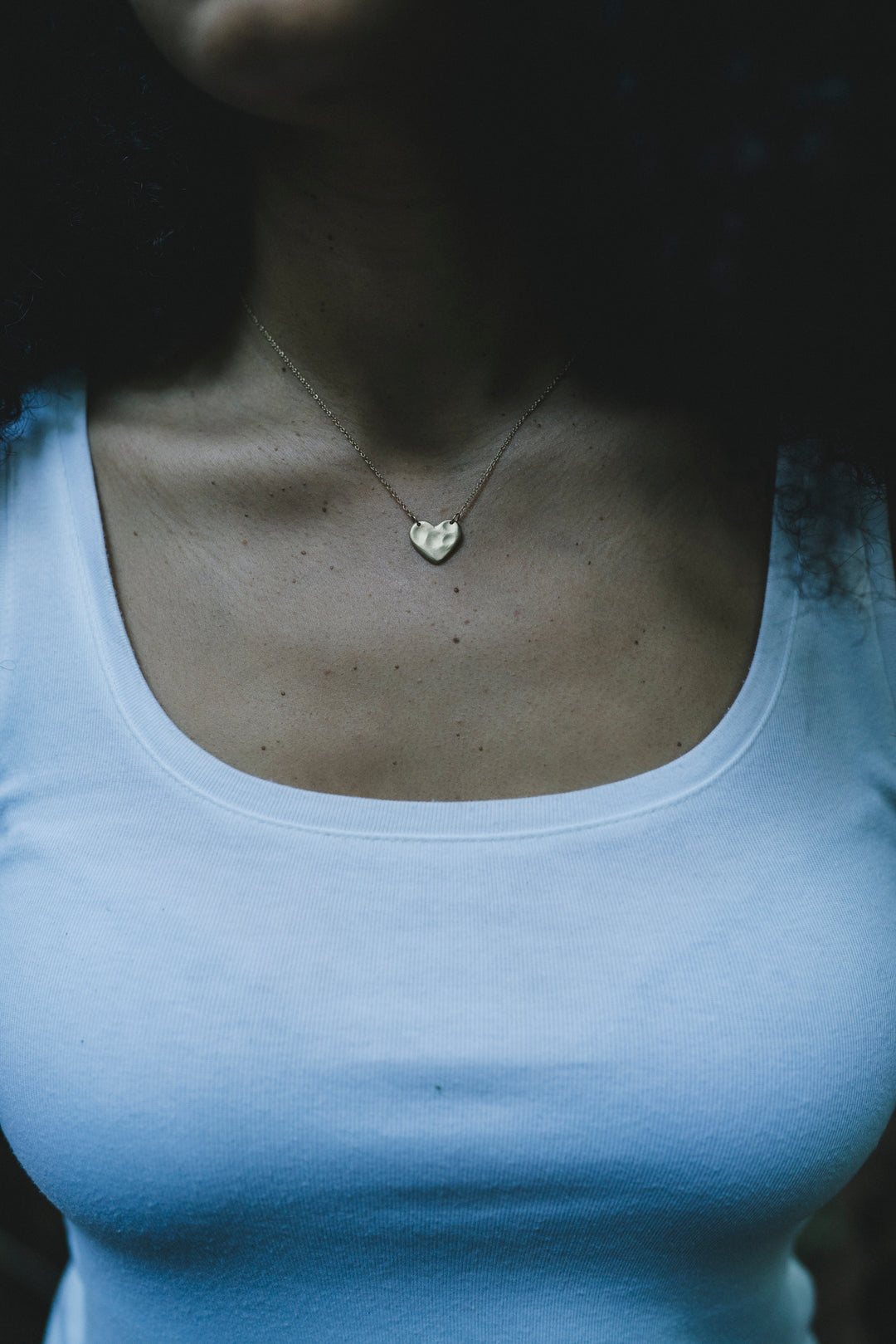 Dappled Heart Necklace