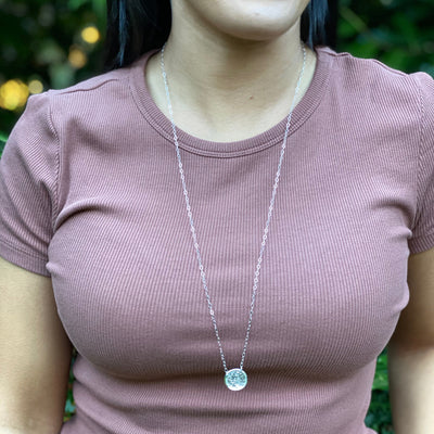 Deep Dish Coral Necklace