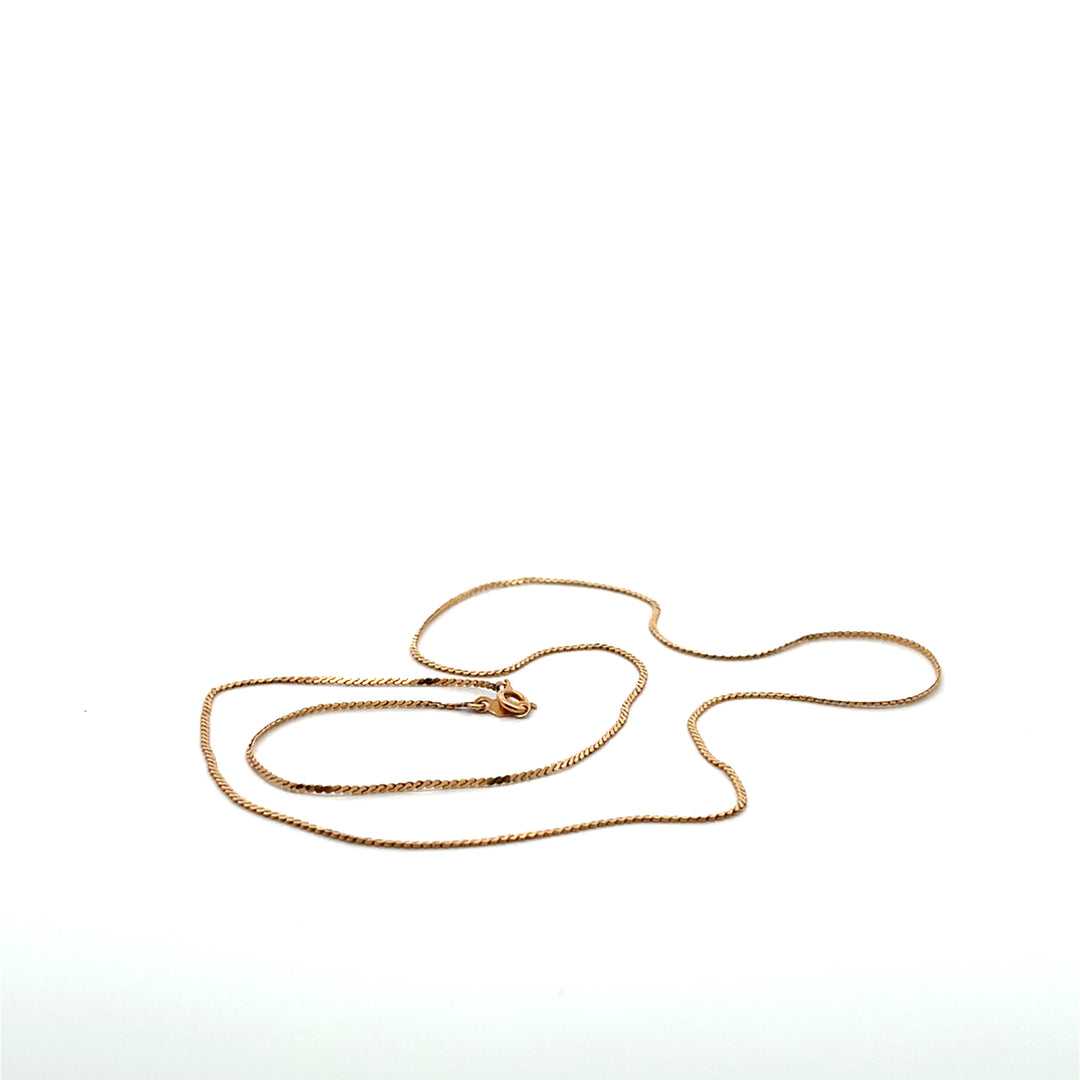 Vintage Gold Serpentine Chain no.57