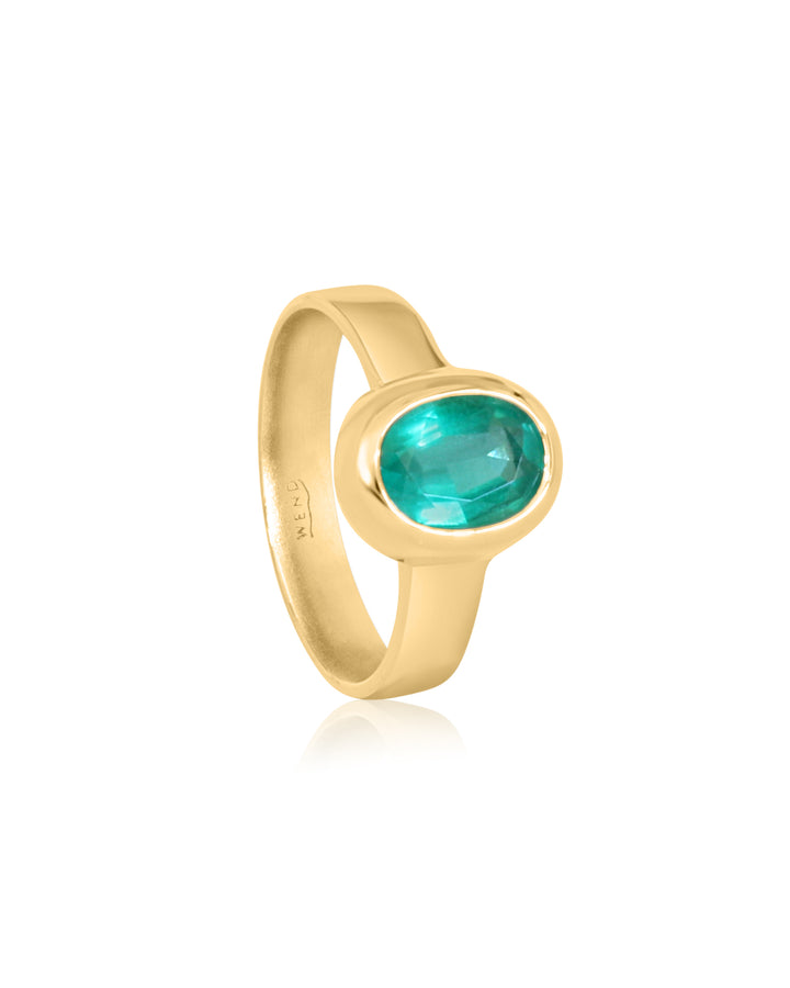 Evergreen Emerald Ring