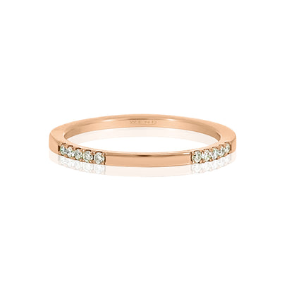 Red Gold Compass Eternity Ring