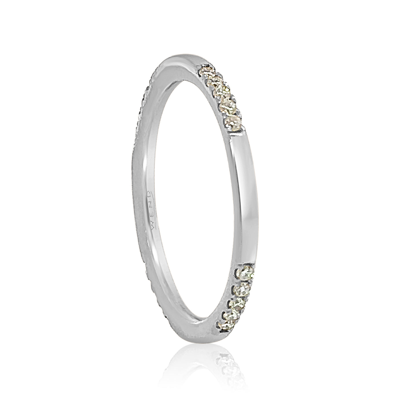 White Gold Compass Eternity Ring