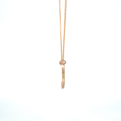 14K Tree Ring Necklace