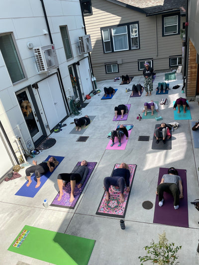 Package! July 2024 Saturday Yoga Series with Tracy
