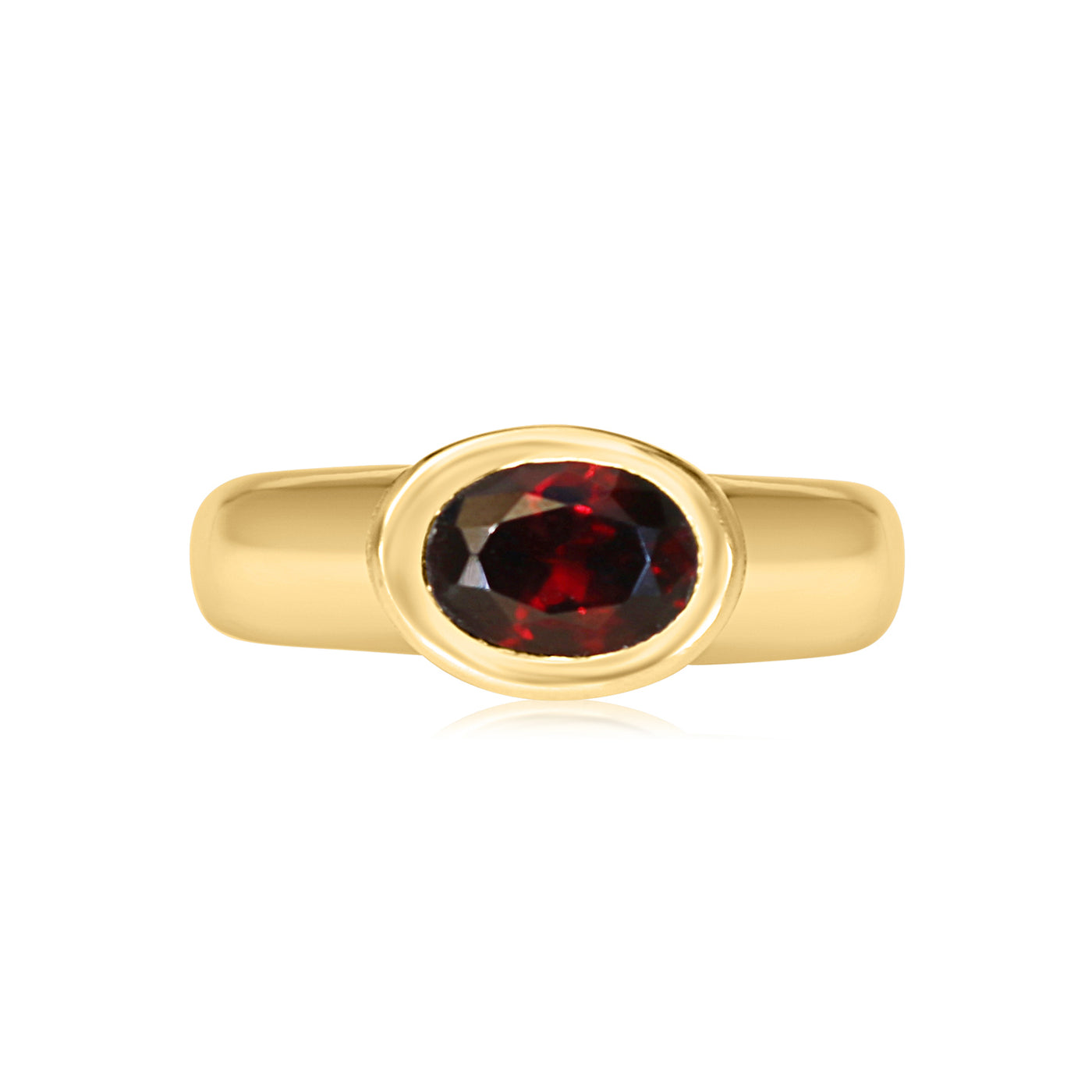 Comet Garnet Ring