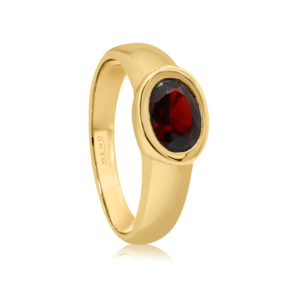 Comet Garnet Ring