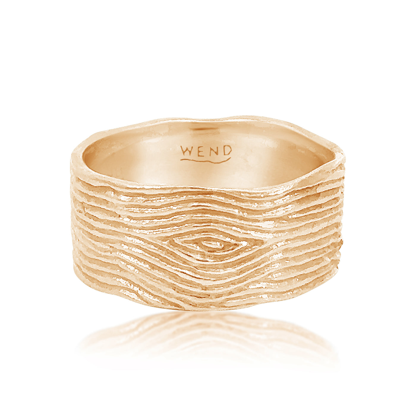Knots Yellow Gold Extra-Wide Band