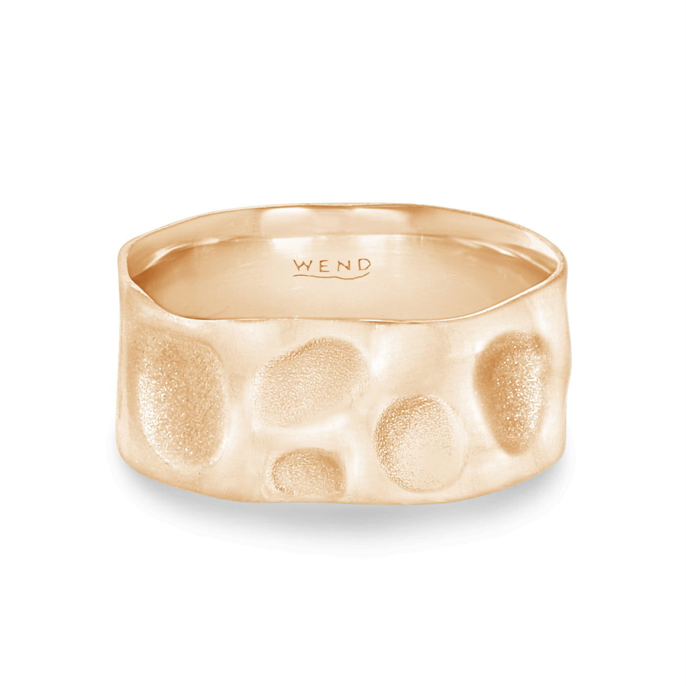 Lagoon Yellow Gold Wide Band