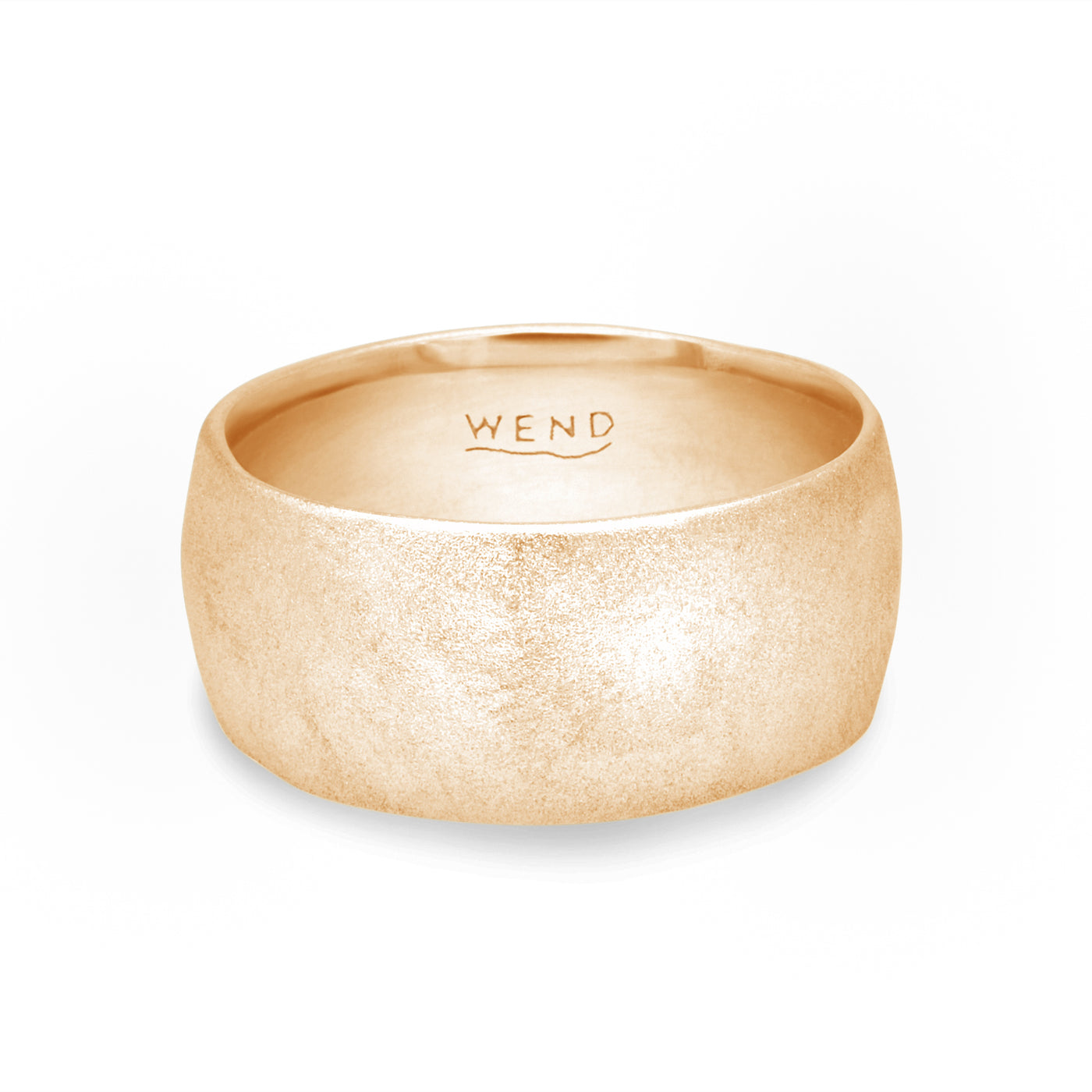 Sandstone Yellow Gold Extra-Wide Band