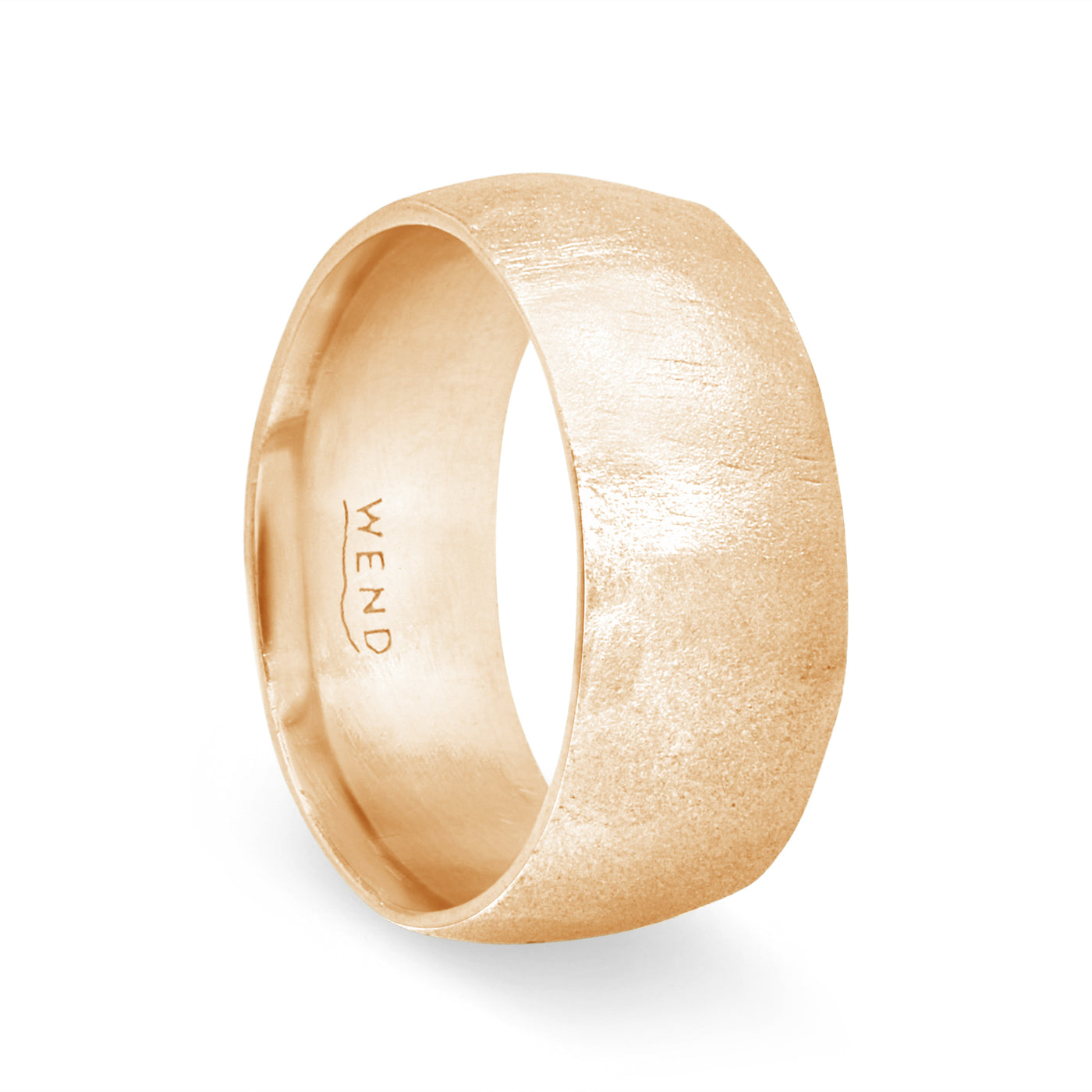 Sandstone Yellow Gold Wide Band