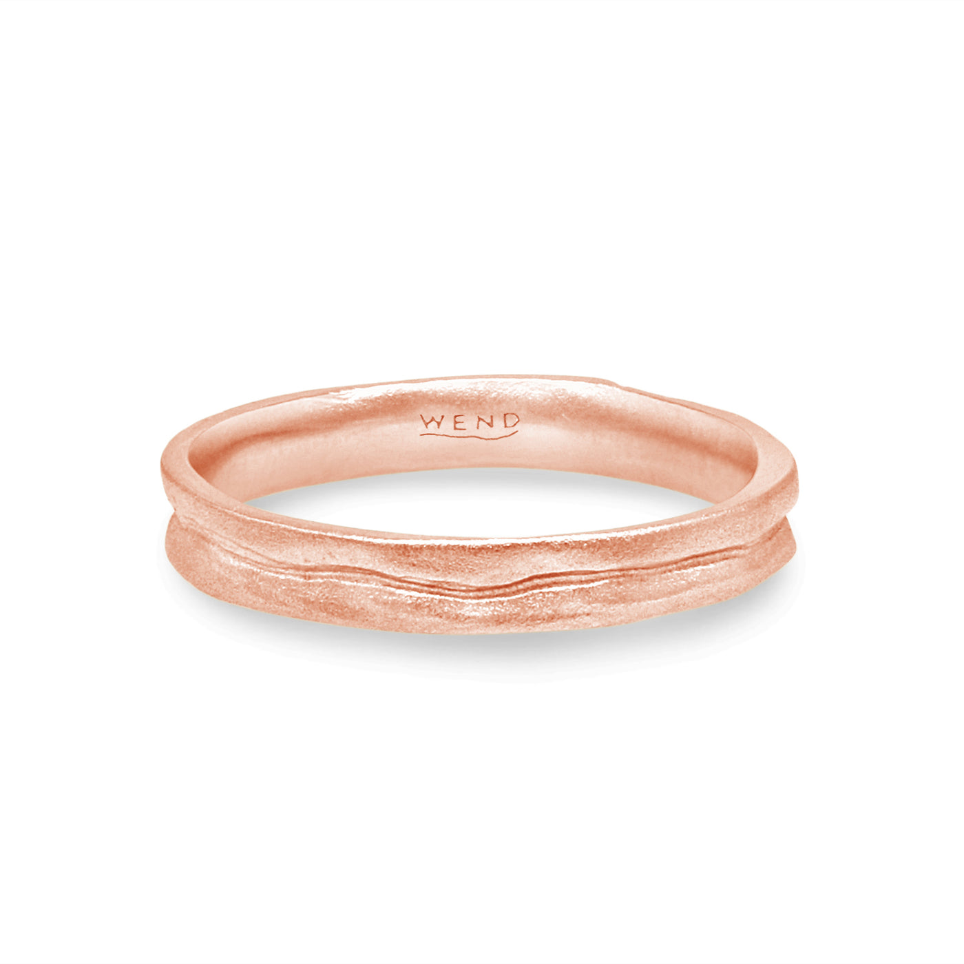 Waterfalls Red Gold Thin Band