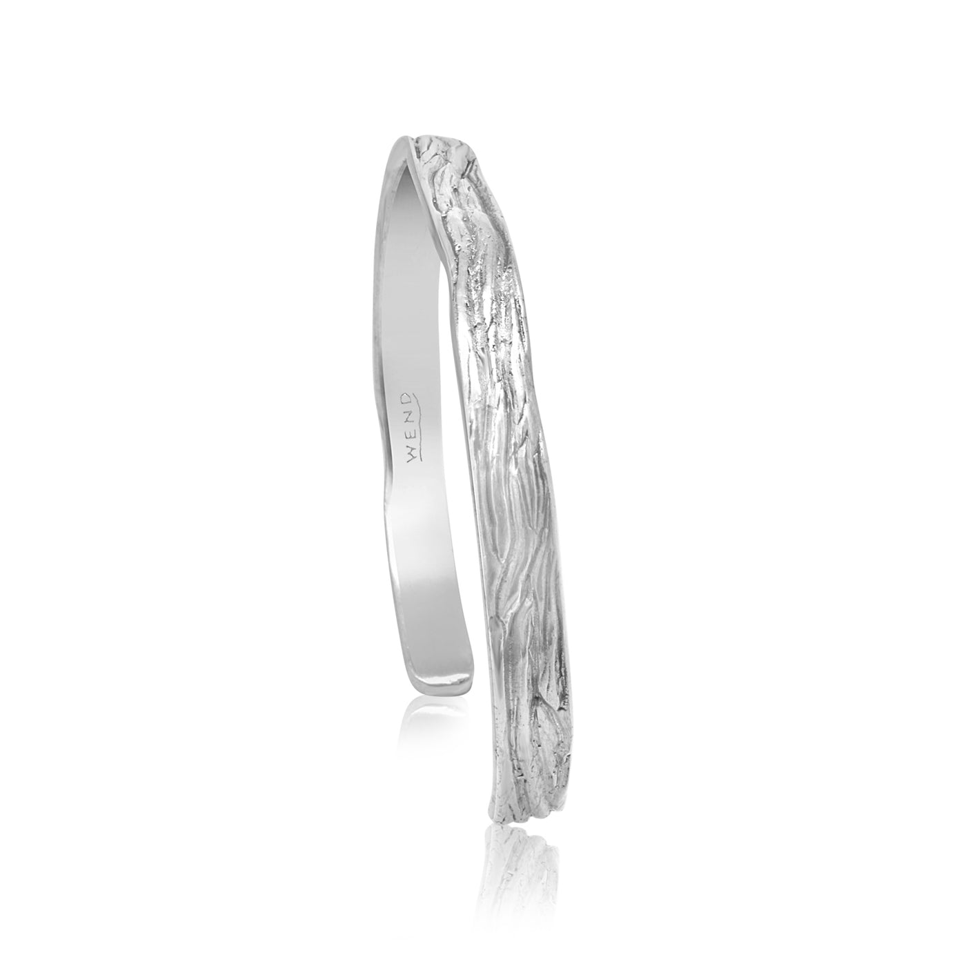 Roots White Gold Cuff Bracelet