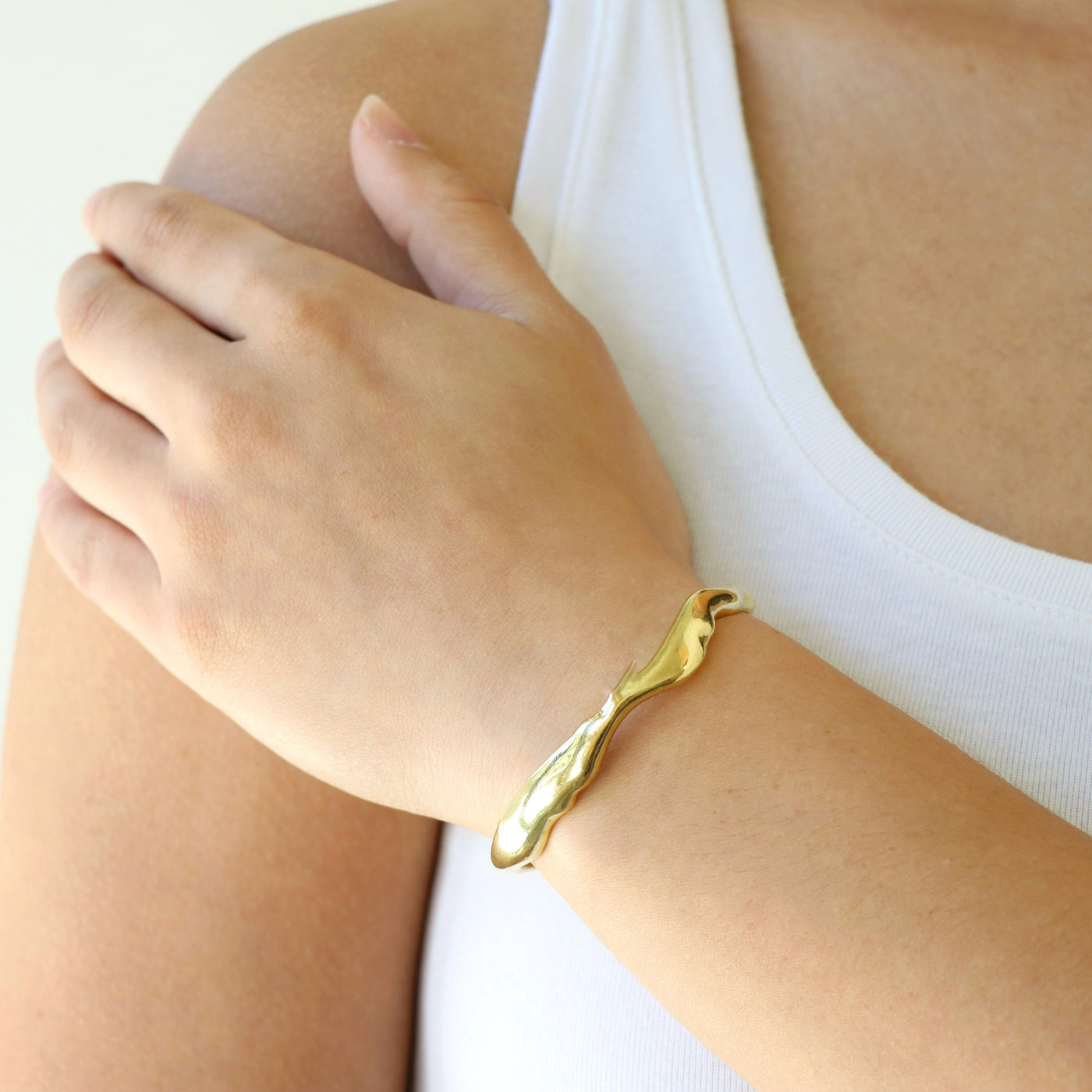 WEND Signature Brass Cuff Bracelet