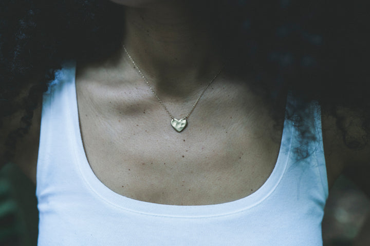 Dappled Heart Necklace