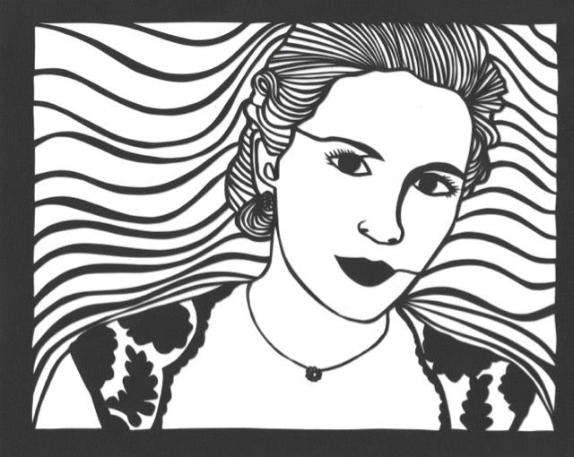 Papercut Portrait with Sara McMahon - Monday, April 13th, 2025 6:00pm-8:30pm