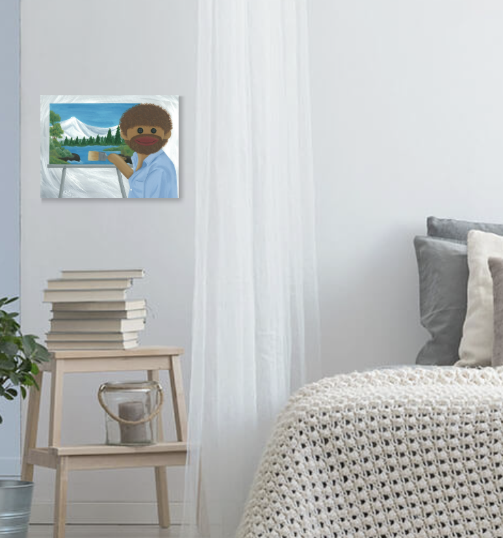 Sock Monkey Bob Ross