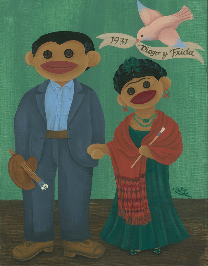 Sock Monkey Frida y Diego