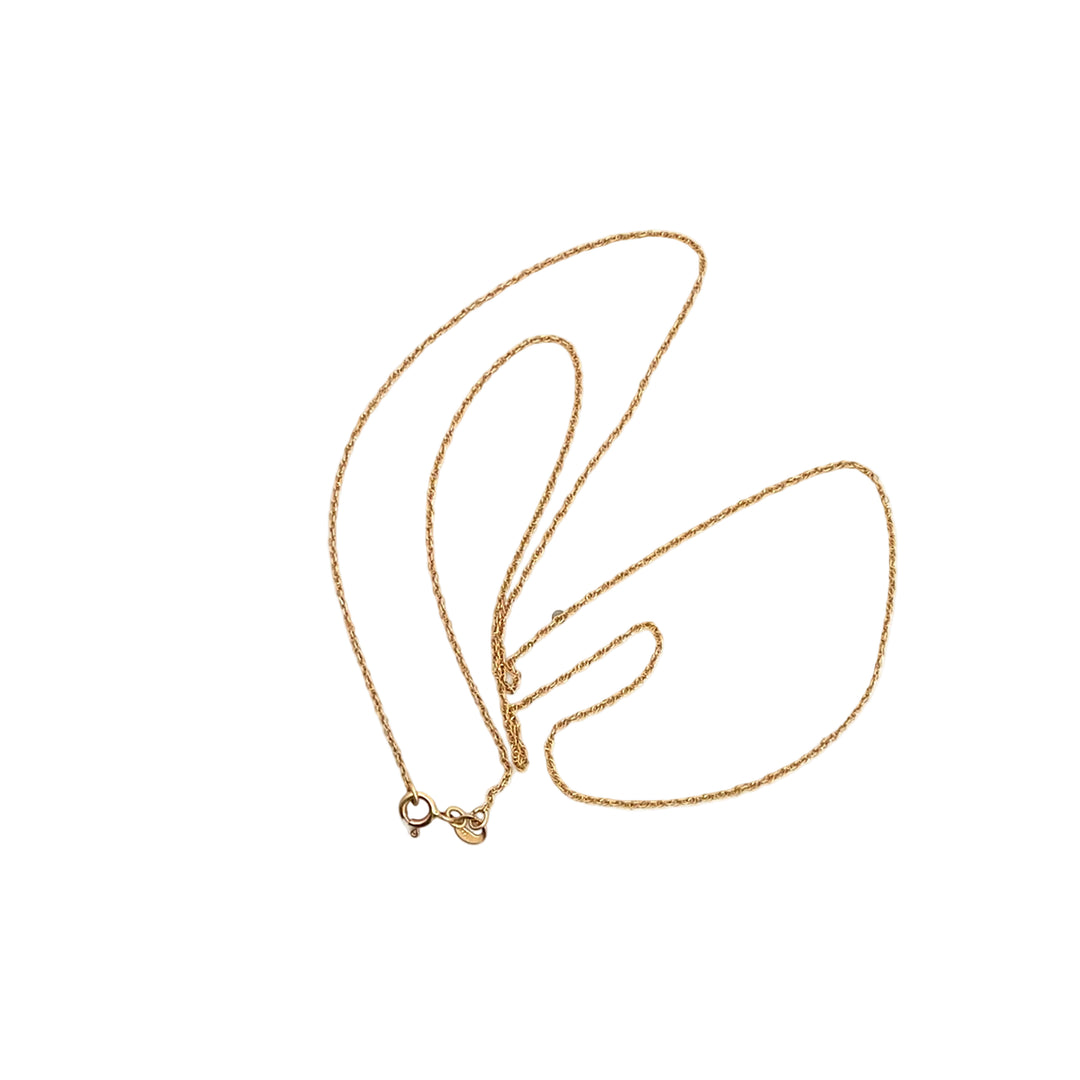 Vintage Gold Rope Chain no.60