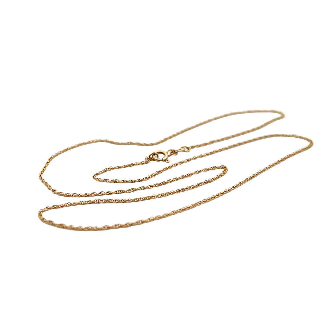 Vintage Gold Rope Chain no.60