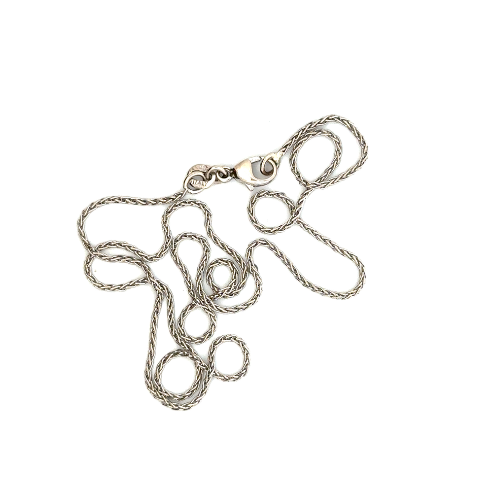 voopoo drag necklace Vintage White Gold Wheat Chain no.41 – WEND