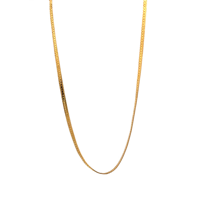 Vintage Gold Herringbone Chain no.55