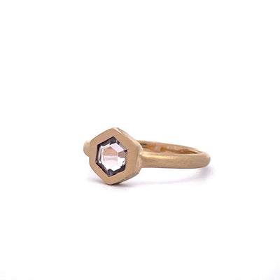 Hive Ring in Recycled Gold